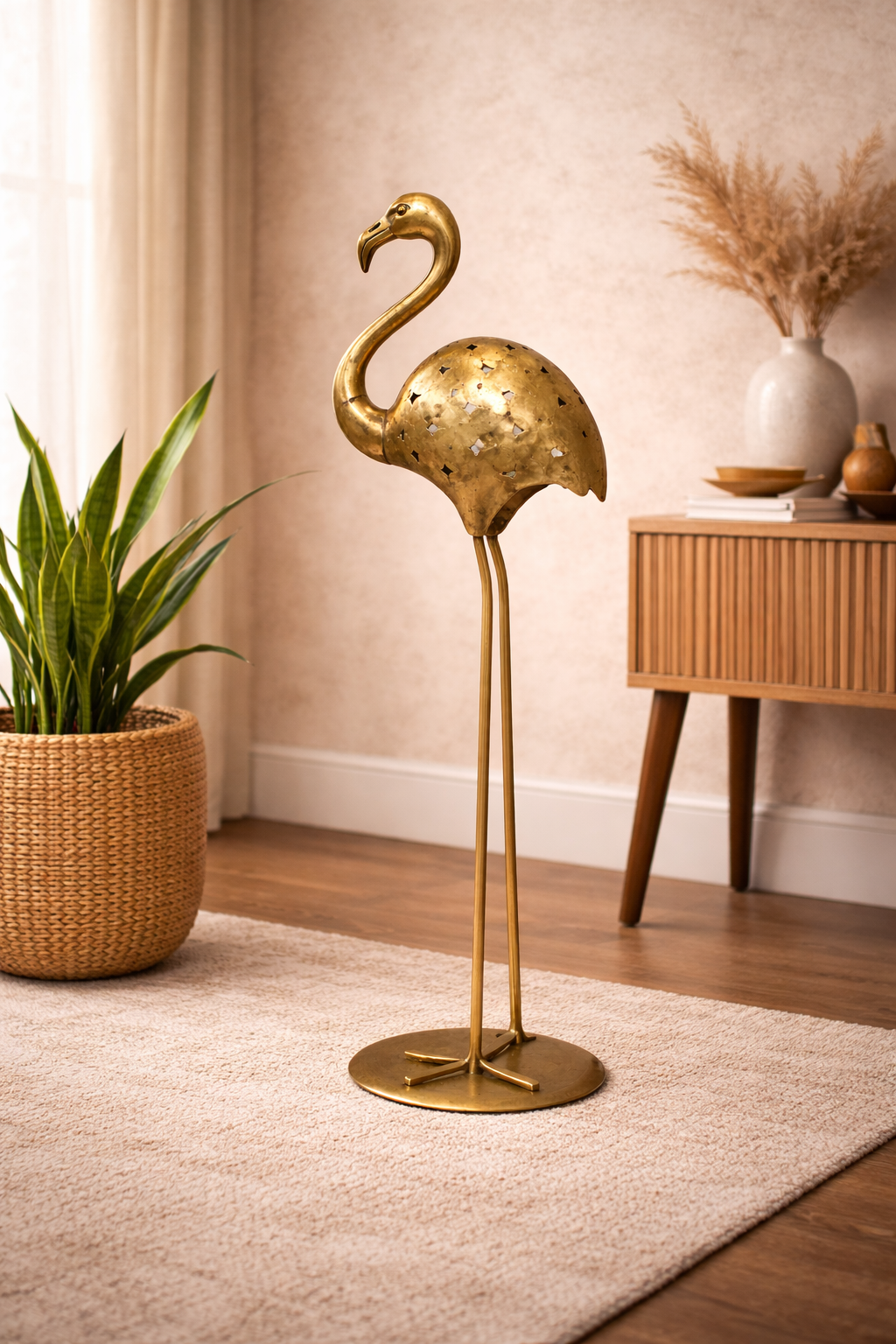 Iron Swan Decor Showpiece