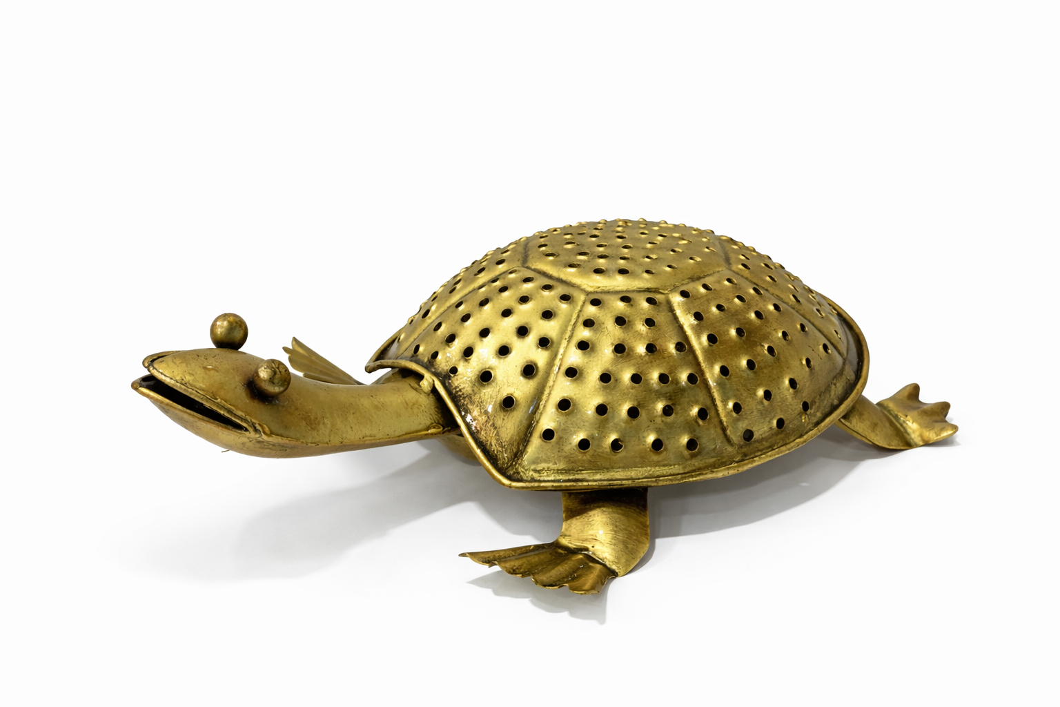 TORTOISE T LIGHT CANDLE HOLDER