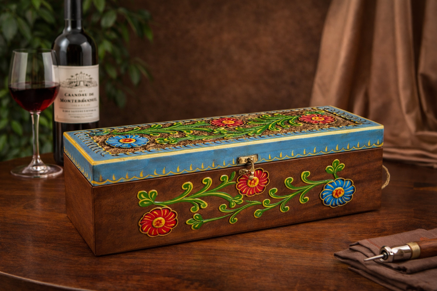 WINE BOXES PAINTED