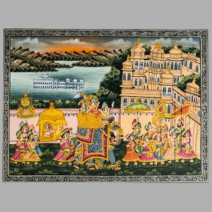 Procession of Raja and Rani